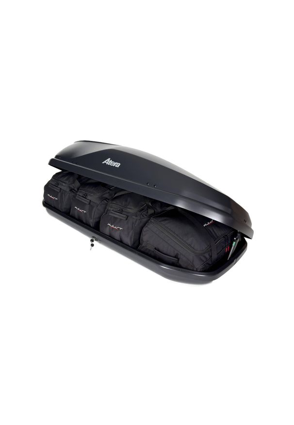 KJUST - Torby Do Boksu Dachowego Atera Casar M 4Szt Kjust. Kolor: czarny. Styl: sportowy