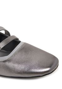 DKNY Baleriny Dade K1511477 Srebrny. Kolor: srebrny. Materiał: skóra #5