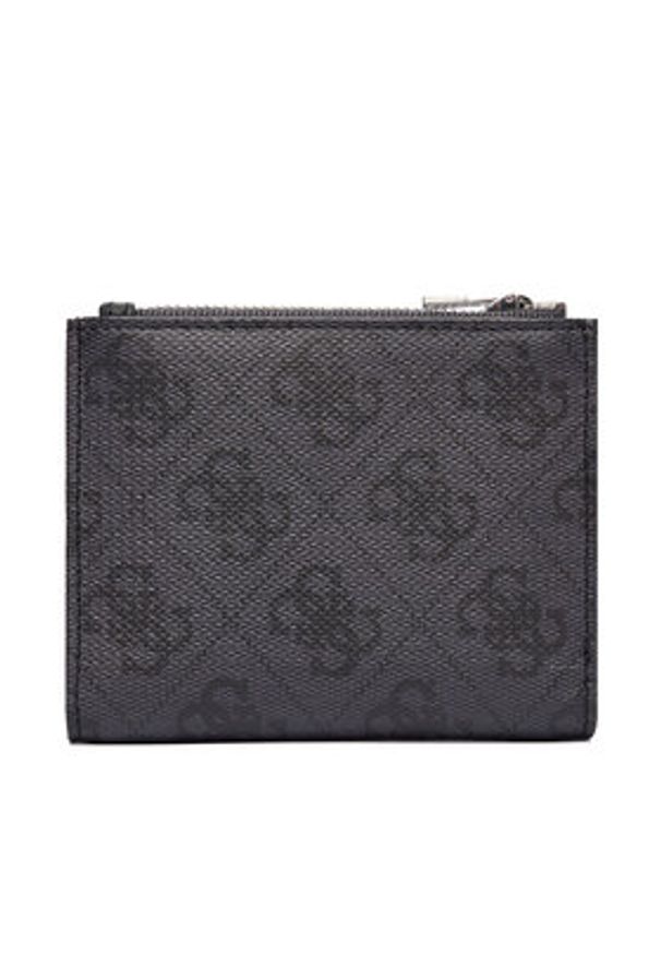 Guess Portfel SMMALO LEA03 Szary. Kolor: szary. Materiał: skóra