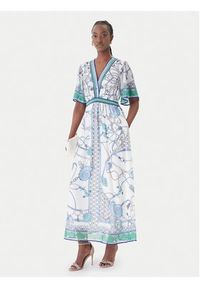 Hale bob - Hale Bob Sukienka letnia with silk Neve 61SG674A Kolorowy Regular Fit. Materiał: wiskoza. Wzór: kolorowy. Sezon: lato #5