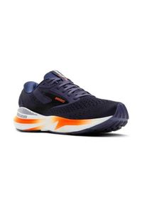 Buty do biegania męskie Brooks Adrenaline Gts 24. Zapięcie: sznurówki. Kolor: niebieski. Materiał: materiał, syntetyk, tkanina. Szerokość cholewki: normalna
