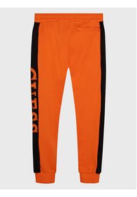Guess Spodnie dresowe L3RQ24 KA6R3 Pomarańczowy Regular Fit. Kolor: pomarańczowy. Materiał: bawełna #3