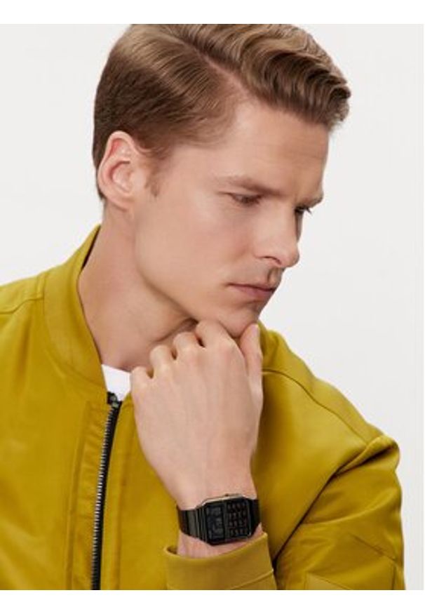 Casio Zegarek Vintage Edgy CA-500WEGG-1BEF Szary. Kolor: szary. Styl: vintage