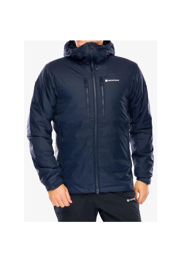 Kurtka ocieplana męska Montane Respond XT Hoodie. Kolor: niebieski