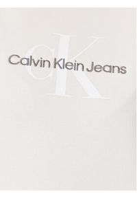 Calvin Klein Jeans Sukienka dzianinowa J20J222362 Écru Relaxed Fit. Materiał: bawełna, dzianina, syntetyk