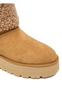 Karl Lagerfeld - KARL LAGERFELD Śniegowce KL48653 Brązowy. Kolor: brązowy. Materiał: zamsz, skóra #3