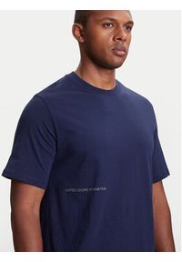 United Colors of Benetton - United Colors Of Benetton T-Shirt 30964M01W Granatowy Regular Fit. Kolor: niebieski. Materiał: bawełna #4