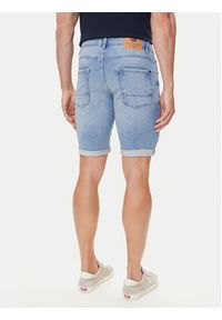 Petrol Industries Szorty jeansowe M-ROS-SHO001 Niebieski Slim Fit. Kolor: niebieski. Materiał: bawełna #5