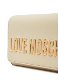 Love Moschino - LOVE MOSCHINO Torebka JC4103PP1MKD0110 Beżowy. Kolor: beżowy. Materiał: skórzane
