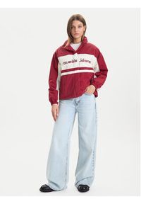 Guess Jeans Kurtka przejściowa W5BL11 WGYL2 Czerwony Regular Fit. Kolor: czerwony. Materiał: syntetyk