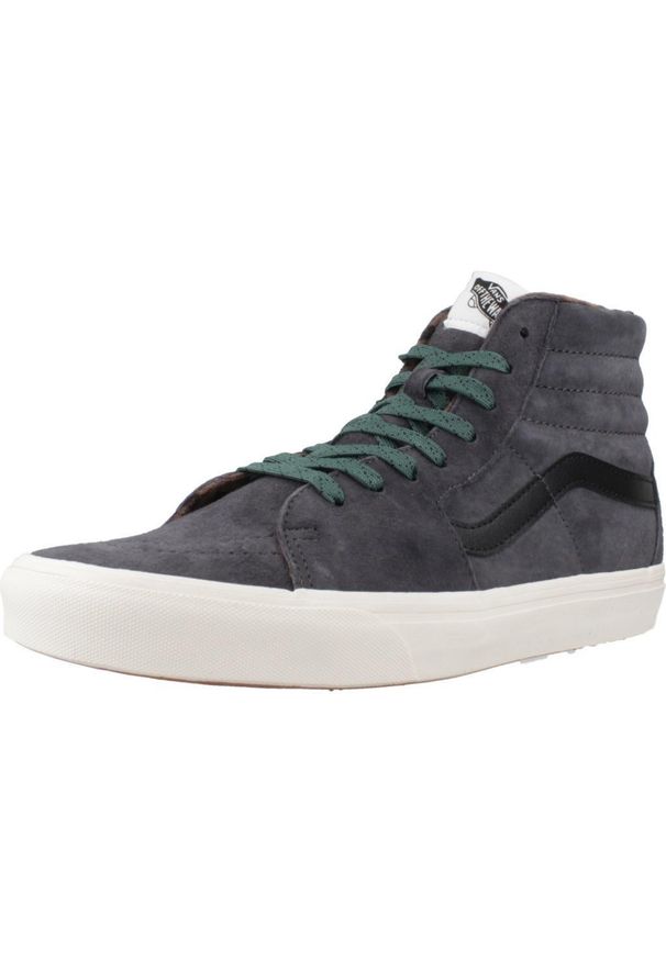 Tenisówki Vans Model Sk8-hi Kolor Niebieski. Kolor: niebieski. Materiał: tkanina, skóra