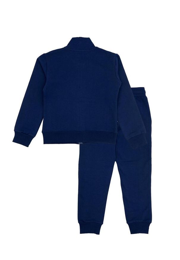 LEONE 1947 APPAREL - Dziewczęcy dres Leone zapinany na zamek błyskawiczny Chic Girl. Okazja: na uczelnię. Kolor: niebieski. Materiał: dresówka. Styl: sportowy