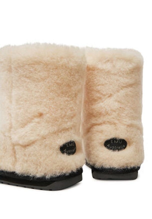 EMU Australia Śniegowce Shaun The Sheep K13111 Écru. Materiał: wełna, materiał