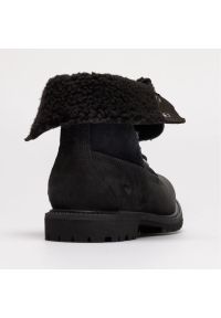 Timberland - TIMBERLAND Authentics Teddy Fleece W Botki damskie. Okazja: na spacer. Zapięcie: sznurówki. Kolor: czarny. Materiał: polar, guma, skóra. Szerokość cholewki: normalna. Sezon: zima. Styl: elegancki, klasyczny #8