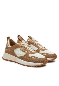 MICHAEL Michael Kors Sneakersy Theo Trainer 43F1THFS2B Brązowy. Kolor: brązowy. Materiał: skóra #3