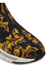 Versace Jeans Couture Botki 79VA3SA4 Czarny. Kolor: czarny. Materiał: materiał #5