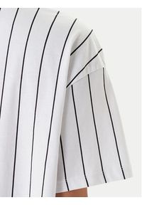 Karl Kani T-Shirt Small Signature Essential Pinstripe 6137879 Biały Relaxed Fit. Kolor: biały. Materiał: bawełna #4