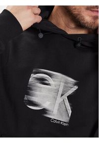 Calvin Klein Bluza Motion Logo Mod Comfort Hoodie K10K111109 Czarny Regular Fit. Kolor: czarny. Materiał: bawełna #2