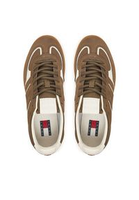 Tommy Jeans Sneakersy The Greenwich Edge EN0EN02838 Brązowy. Kolor: brązowy. Materiał: zamsz, skóra #2