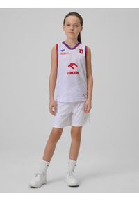 4f - 4F Koszulka meczowa replika domowa z sezonu 2025/26 dziecięca 4F x Wisła Kraków - biała 98/104. Kolor: biały. Materiał: materiał. Wzór: nadruk. Sezon: lato. Sport: fitness #2