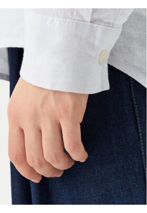 GAP - Gap Koszula 885287-16 Biały Regular Fit. Kolor: biały. Materiał: bawełna