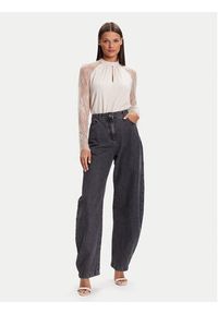 Vero Moda Bluzka Milla 10334620 Beżowy Loose Fit. Kolor: beżowy. Materiał: syntetyk #3