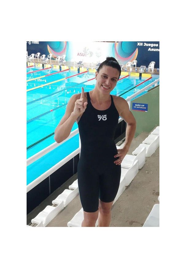 BLUESEVENTY - Blueseventy Nerotx2 Kneeskin - Blue Lilly - Rozmiar 30. Kolor: żółty, niebieski, wielokolorowy, zielony. Długość: do kolan