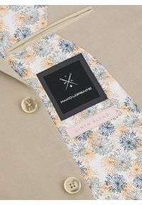 Pako Lorente - PAKO LORENTE – Lniana marynarka męska w kolorze oliwkowym. Okazja: na co dzień. Kolor: beżowy, oliwkowy. Materiał: len. Styl: casual #2