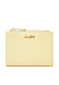 Aldo Mały Portfel Damski Pinsley 13989241 Żółty. Kolor: żółty. Materiał: skóra