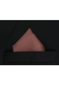 Poszetka Męska, Elegancka - Alties - Brązowa, Gładka, Jednokolorowa. Kolor: brązowy, beżowy, wielokolorowy. Materiał: poliester. Wzór: gładki