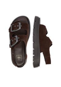 G-Star RAW - G-Star Raw Sandały CEO-WI16-MARS-01 Brązowy ciemny. Kolor: brązowy. Materiał: skóra, zamsz #8