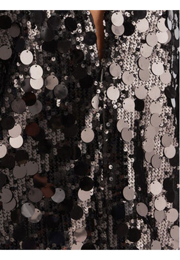 ACCESS FASHION Sukienka koktajlowa 54-3014-406 Czarny Regular Fit. Kolor: czarny. Materiał: syntetyk. Styl: wizytowy