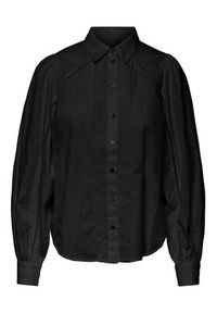 YAS Koszula 26027480 Czarny Regular Fit. Kolor: czarny. Materiał: bawełna