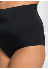 bonprix - Bezszwowe figi shape, lekki stopień modelowania sylwetki. Kolor: czarny. Materiał: bawełna #3
