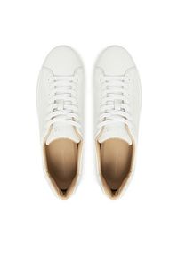 TOMMY HILFIGER - Tommy Hilfiger Sneakersy Premium Cupsole Leather FM0FM05412 Biały. Kolor: biały. Materiał: skóra