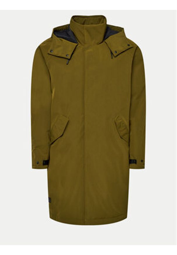 Halti Parka Flemari 065-0421 Zielony Regular Fit. Kolor: zielony. Materiał: syntetyk