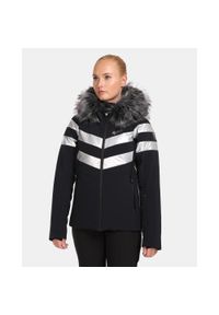 Damska luksusowa kurtka narciarska Kilpi LTD ASTER-W. Kolor: czarny. Materiał: nylon. Sport: narciarstwo