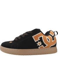 DC Shoes - Buty DC COURT GRAFFIK M Czarny. Kolor: czarny. Materiał: syntetyk, tkanina, skóra. Sport: turystyka piesza