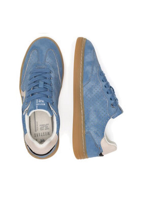 Mustang Sneakersy 1511-302 Niebieski. Kolor: niebieski. Materiał: materiał