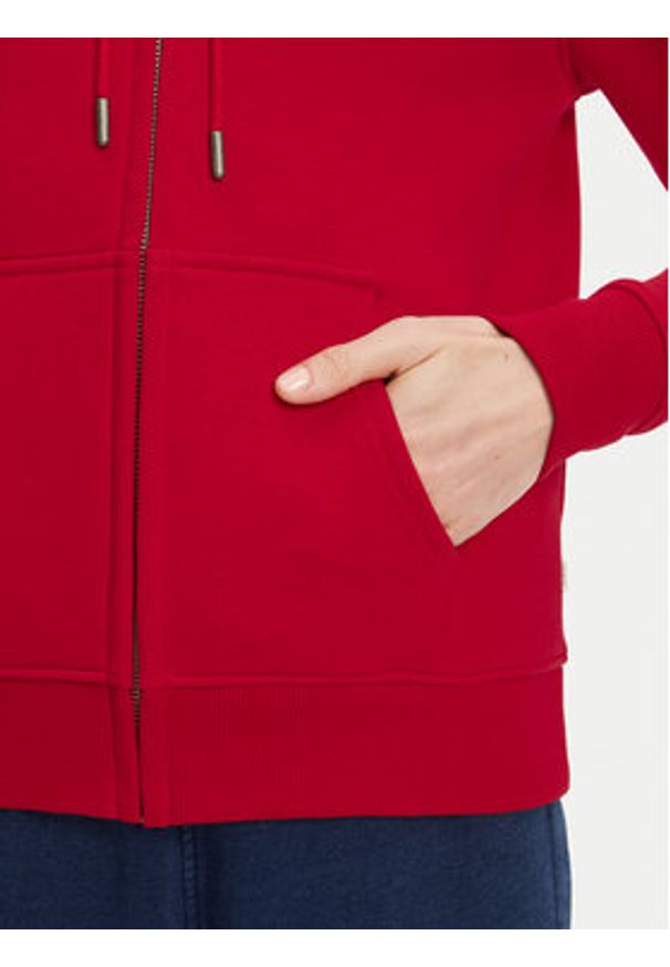 Guess Jeans Bluza W4YQ03 KC811 Czerwony Regular Fit. Kolor: czerwony. Materiał: bawełna