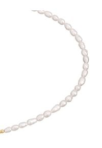 MOKOBELLE - Perłowy choker z zawieszkami. Kolor: biały. Kamień szlachetny: perła #2