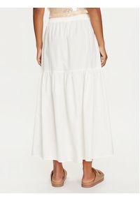 Vero Moda Spódnica trapezowa Charlotte 10303657 Biały Regular Fit. Kolor: biały. Materiał: bawełna #4