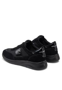 Karl Lagerfeld - KARL LAGERFELD Sneakersy Serger KL53637 Czarny. Kolor: czarny. Materiał: nubuk, skóra