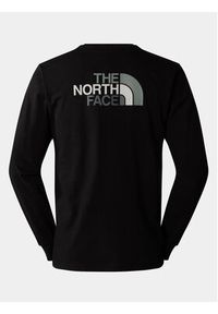 The North Face Longsleeve Easy NF0A87N8 Czarny Regular Fit. Kolor: czarny. Materiał: bawełna. Długość rękawa: długi rękaw