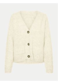 Vero Moda Kardigan Boom 10320457 Beżowy Loose Fit. Kolor: beżowy. Materiał: syntetyk #5