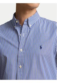Polo Ralph Lauren Koszula 710928254008 Niebieski Slim Fit. Typ kołnierza: polo. Kolor: niebieski. Materiał: bawełna #3