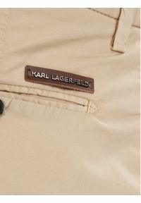 Karl Lagerfeld - KARL LAGERFELD Szorty materiałowe 265320 562802 Beżowy Regular Fit. Kolor: beżowy. Materiał: bawełna #5