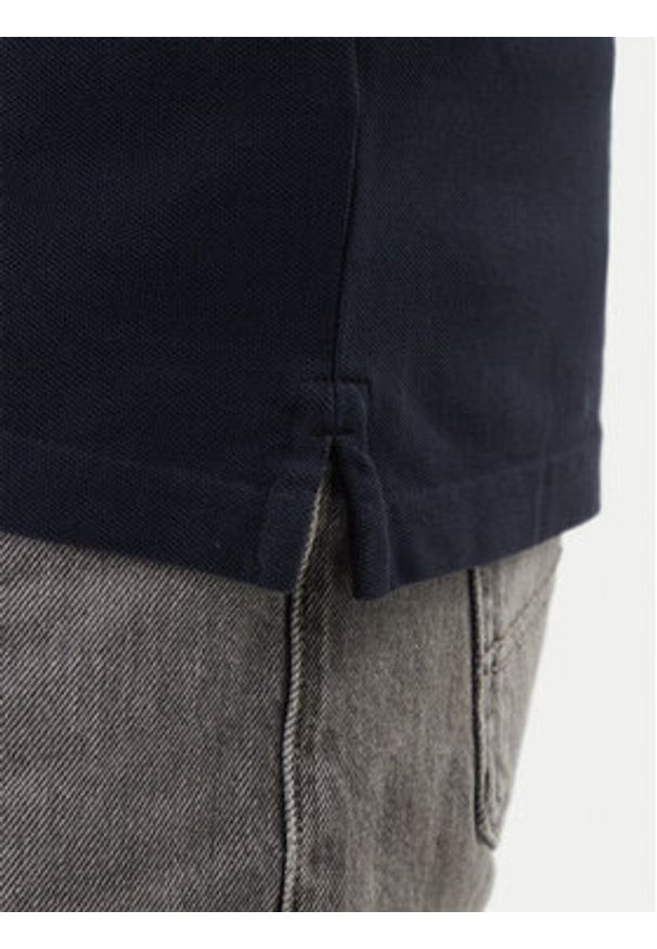 Guess Polo M2YP24 KC9T1 Granatowy Regular Fit. Typ kołnierza: polo. Kolor: niebieski. Materiał: bawełna