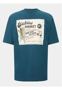 Dickies T-Shirt Grainfield DK0A4YJY Granatowy Regular Fit. Kolor: niebieski. Materiał: bawełna #2