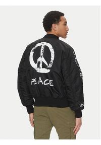 Alpha Industries Kurtka bomber MA-1 Peace 156136 Czarny Regular Fit. Kolor: czarny. Materiał: syntetyk #3